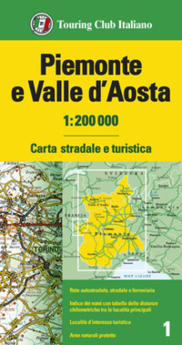 Piemonte e Valle d'Aosta 1:200.000