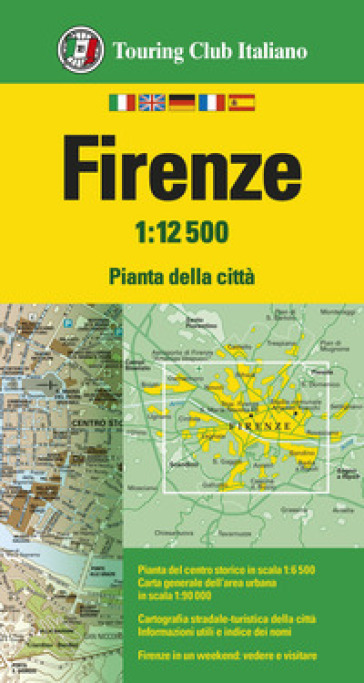 Firenze 1:12.500. Ediz. multilingue