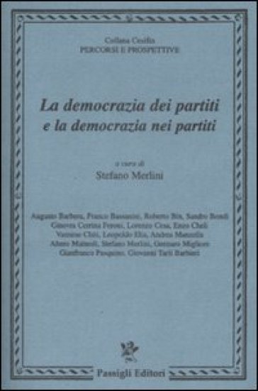 La Democrazia Dei Partiti E La Democrazia Nei Partiti