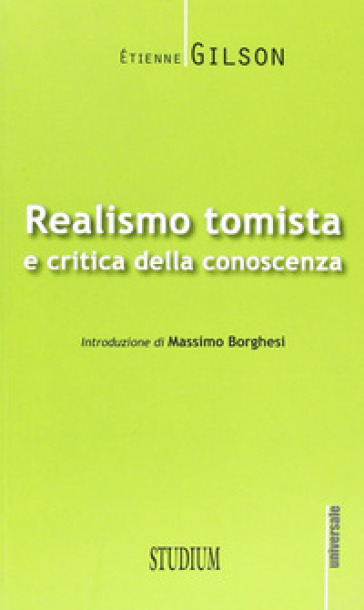 Realismo tomista e critica della conoscenza