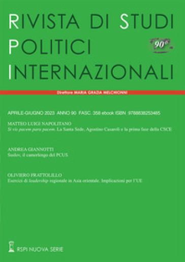 Rivista di studi politici internazionali (2023). Vol. 2