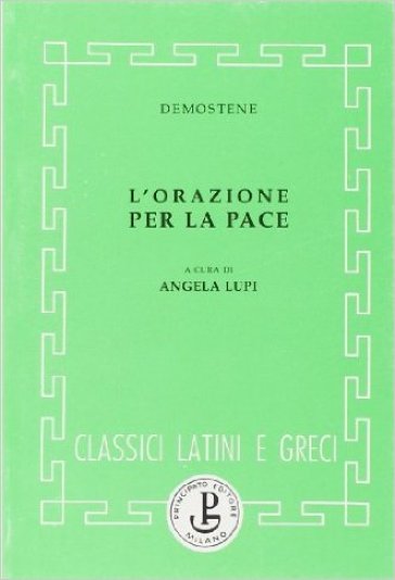 L'orazione per la pace