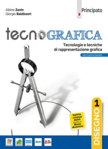 Tecnografica. Tecnologie e tecniche di rappresentazione grafica. Disegno. Con Schede disegno, Tecnologia, Righello. Per le Scuole superiori. Con e-book. Con espansione online