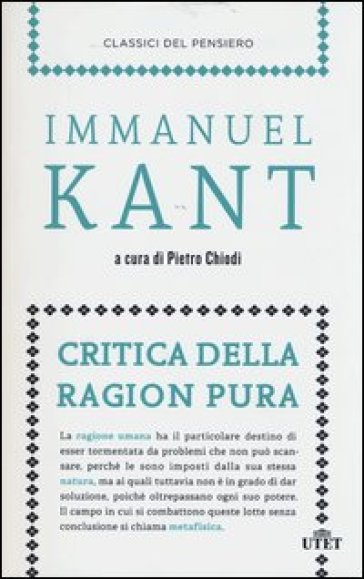 Critica della ragion pura
