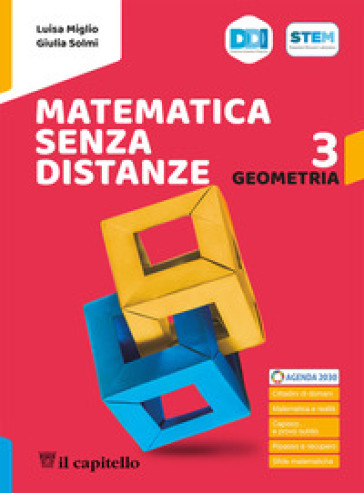 Matematica senza distanze. Con Aritmetica, Geometria, Quaderno. Per la Scuola media. Con e-book. Con espansione online. Vol. 3