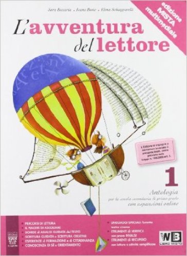 L'avventura del lettore. Antologia-Mito-Epica. Materiali per il docente. Per la Scuola media. Vol. 1