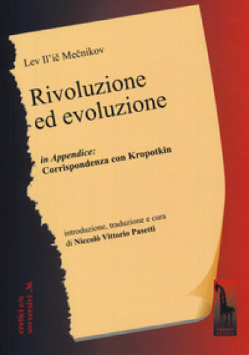 Rivoluzione Ed Evoluzione. Testo Russo A Fronte