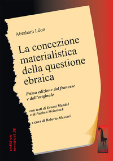 La concezione materialistica della questione ebraica