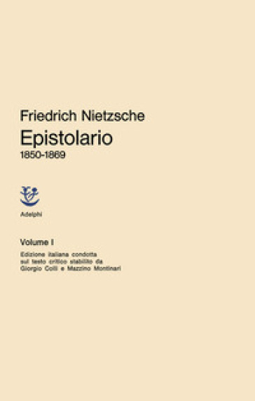 Epistolario. Vol. 1: 1850-1869