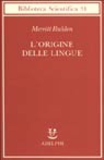 L'origine delle lingue