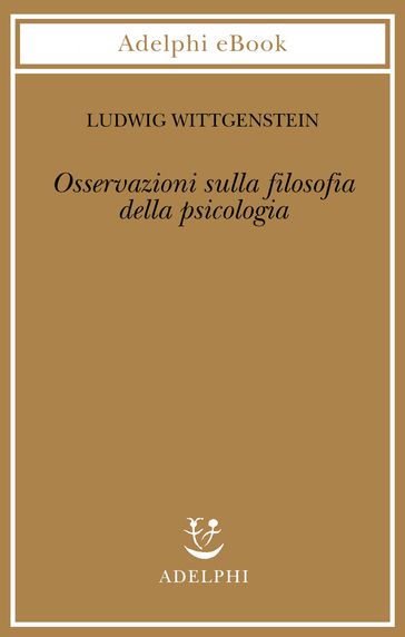 Osservazioni sulla filosofia della psicologia