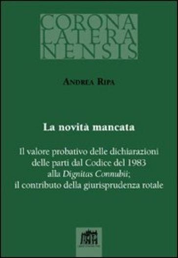 La novità mancata