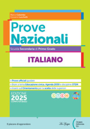 Prova Nazionali Invalsi italiano 2025. Per la Scuola media. Con e-book. Con espansione online-0