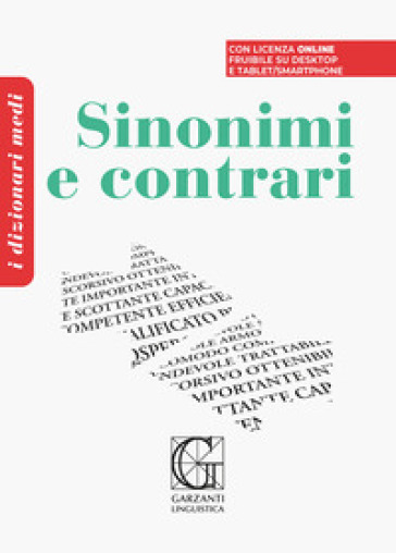 Dizionario medio dei sinonimi e contrari. Con Codice di licenza di prodotto digitale-0