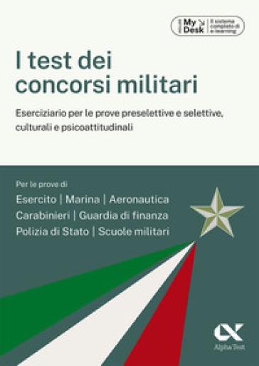 I test dei concorsi militari. Ediz. MyDesk. Con Contenuto digitale per download e accesso online