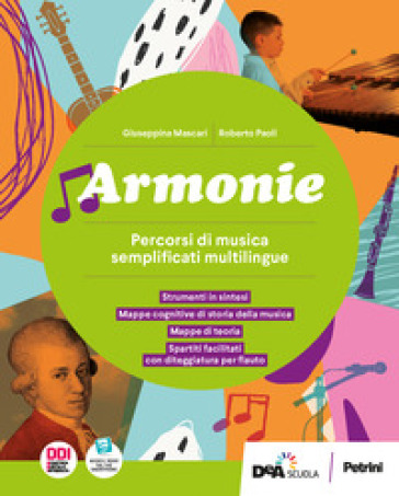 Armonie. Musica percorsi semplificati multilingue. Per la Scuola media. Con e-book. Con espansione online
