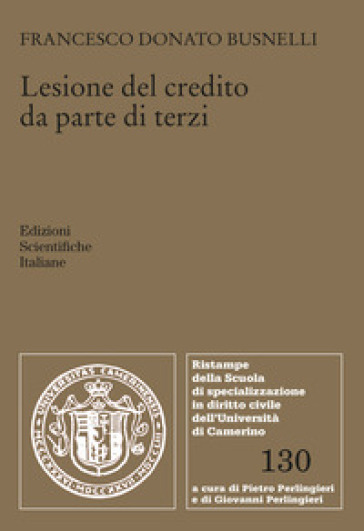La lesione del credito da parte di terzi