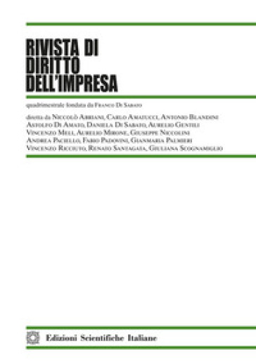 Rivista di diritto dell'impresa (2025). Vol. 2