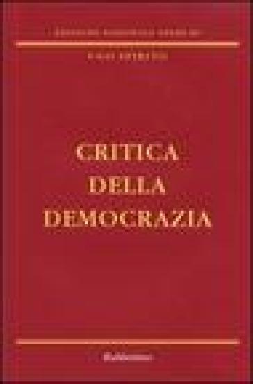 Critica Della Democrazia