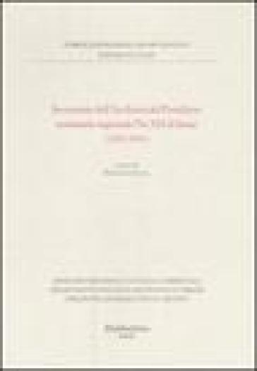 Inventario dell'Archivio del Pontificio seminario regionale Pio XII di Siena (1205-2003)