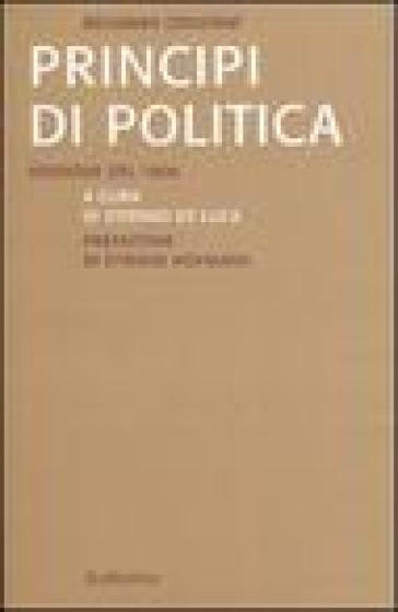 Principi di politica. Versione inedita del 1806