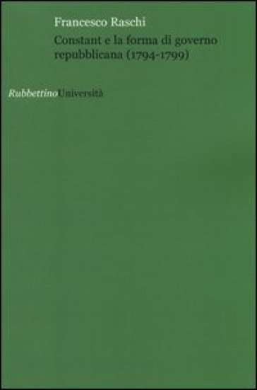 Constant e la forma di governo repubblicana (1794-1799)