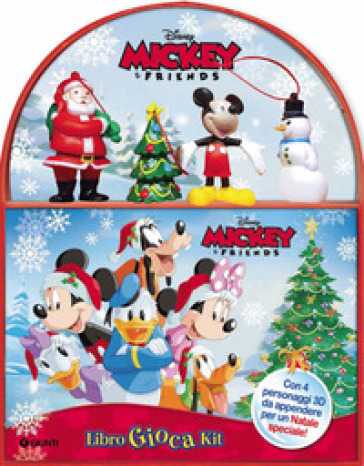 Natale. Mickey &amp; friends. Libro gioca kit. Con 4 personaggi in 3D. Con scenario