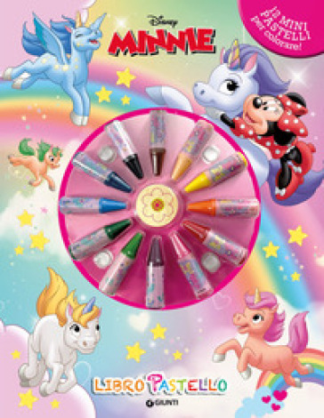 Minnie unicorni. Libro pastello. Ediz. a colori. Con 12 mini pastelli