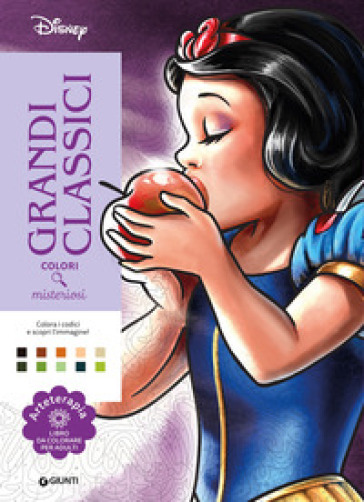 Grandi classici. Disney. Colori misteriosi. Arteterapia. Libro da colorare per adulti. Ediz. a colori
