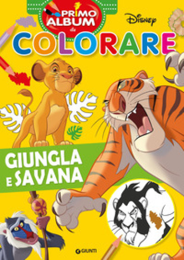 GIUNGLA E SAVANA. PRIMO ALBUM DA COLORAR