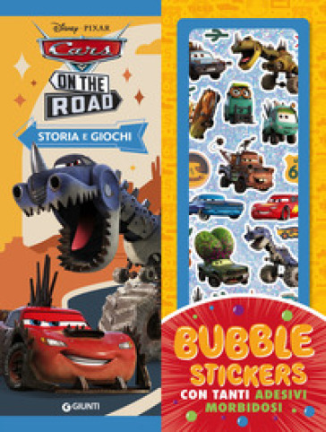 CARS ON THE ROAD. BUBBLE STICKERS. STORI