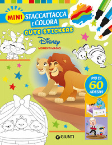 Momenti magici. Cute stickers. Mini staccattacca e colora. Ediz. illustrata