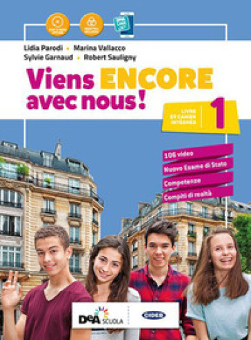 Viens encore avec nous! Livre élève et cahier d'exercices. Per la Scuola media. Con e-book. Con espansione online. Con 2 libri: Cates mentales-Esame Stato francais nouveau. Con DVD-ROM. Vol. 3