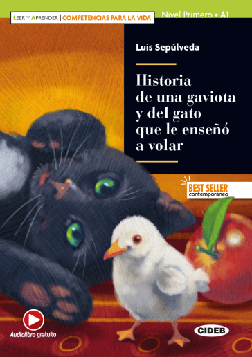 Historia de una gaviota y del gato que le enseñó a volar. Livello A1. Con espansione online-0