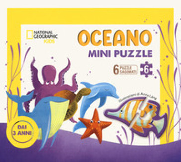 Oceano minipuzzle. 6 puzzle sagomati