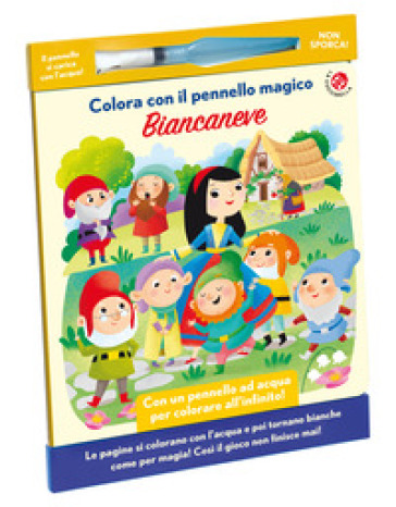 Biancaneve. Colora con il pennello magico. Ediz. illustrata. Con gadget