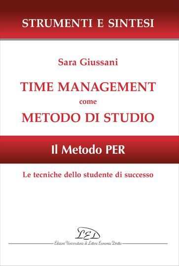Time management come metodo di studio