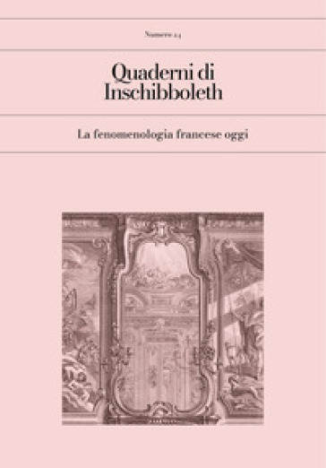 La Fenomenologia Francese Oggi