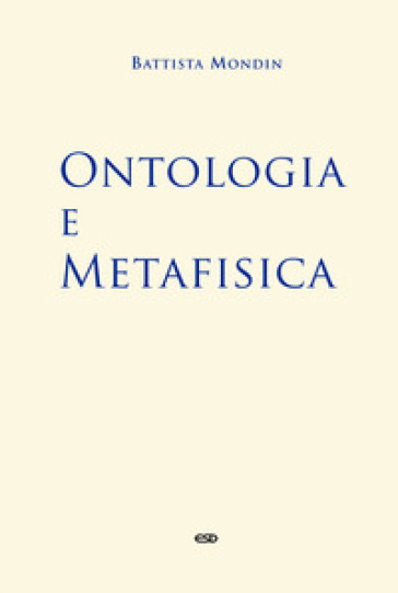 Ontologia e metafisica