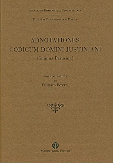 Adnotationes Codicum domini Iustiniani (summa perusina)