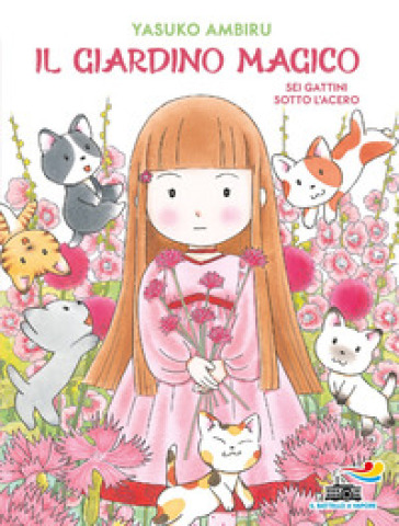 Sei gattini sotto l'acero. Il giardino magico