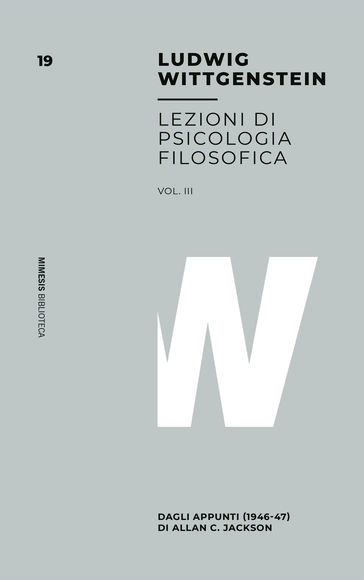 Lezioni di psicologia filosofica Vol. III