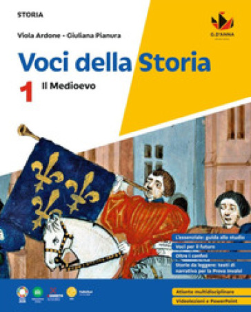 Voci della storia. Con La storia a colpo d'occhio. Per la Scuola media. Con e-book. Con espansione online. Vol. 1: Il Medioevo