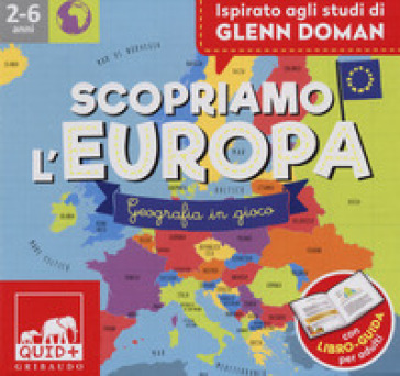 Scopriamo l'Europa. Geografia in gioco. Ispirato agli studi Glenn Doman. Con 80 carte. Con poster-0