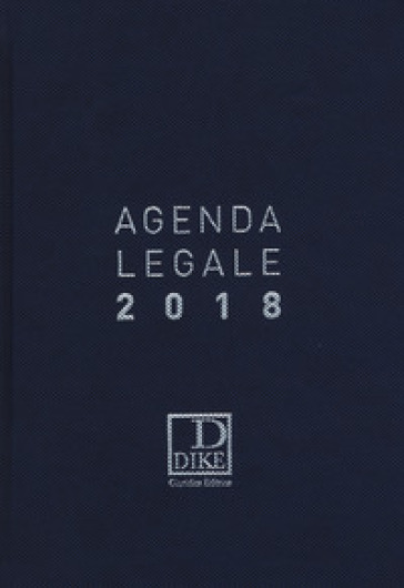 Agenda legale 2018. Ediz. blu. Ediz. maior