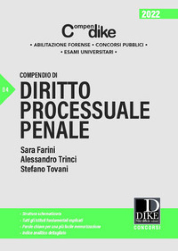 Compendio Di Diritto Processuale Penale