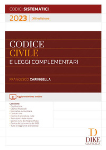 Codice Civile E Leggi Complementari 2023