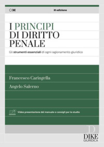 I principi del diritto penale. Gli strumenti essenziali di ogni ragionamento giuridico. Con aggiornamento online