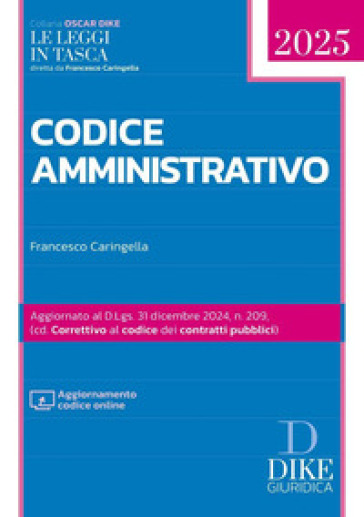 Codice amministrativo pocket 2025. Con aggiornamento codice online