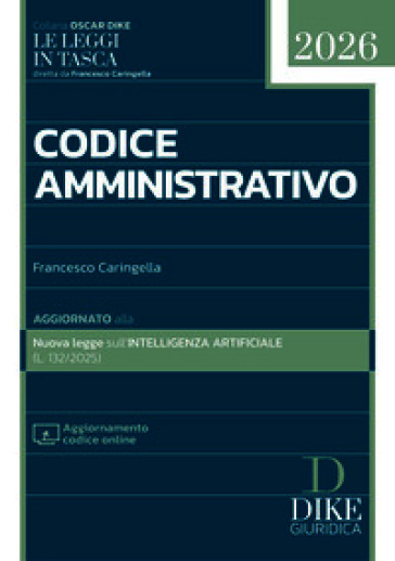 Codice amministrativo pocket 2026. Con Aggiornamento codice online